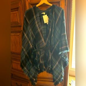 ✨sold✨ Plaid Tied Sweater Shrug
